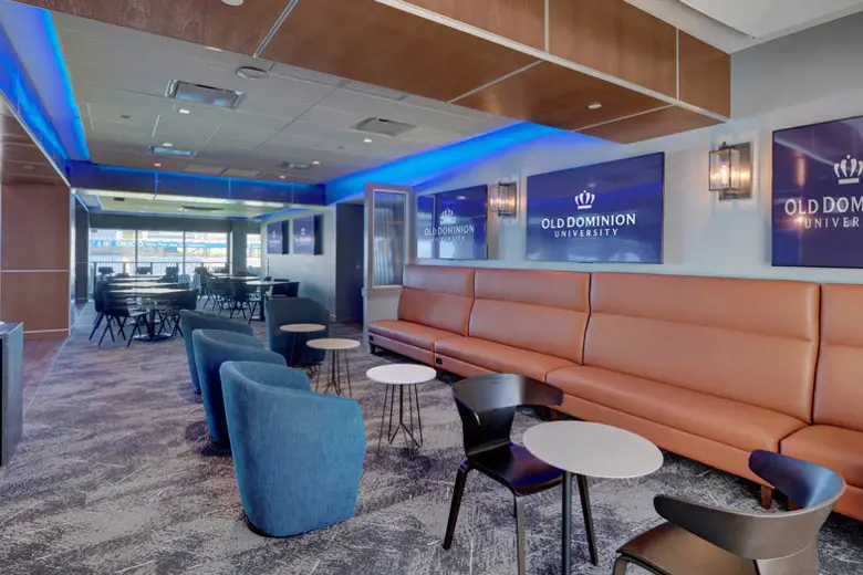 Priority Automotive Club Lounge With Chairs