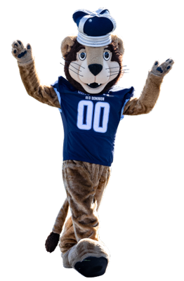 ODUs mascot shrugging